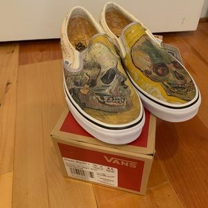 Vans Vincent Van Gogh skull limited edition.